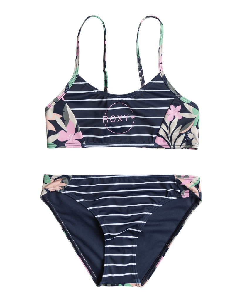 Girls 7-16 Ilacabo Active Bralette Set Bikini Set - Naval Academy Ilac