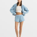 Sahara Vibes Zip Hoodie - Clear Sky