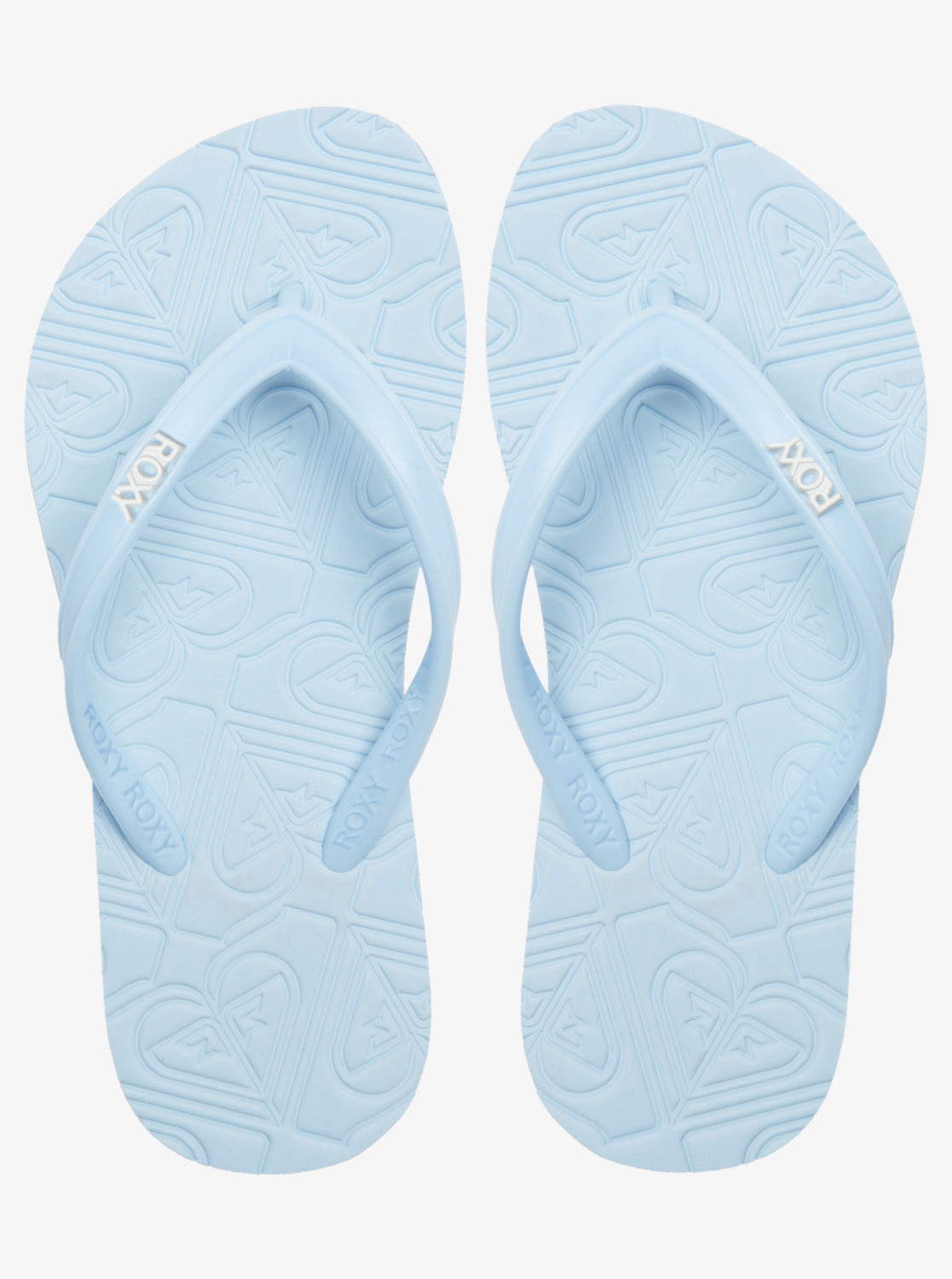 Girls blue fashion flip flops