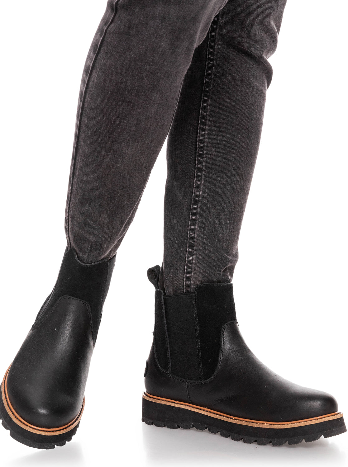 Roxy leather knee-high boots