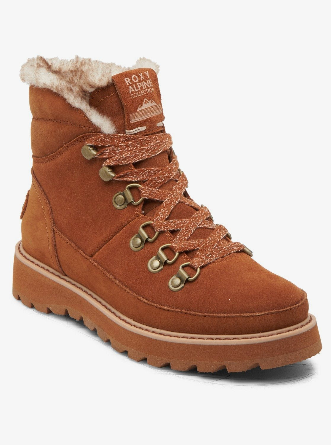 Sadie Lace-Up Boots - Chestnut Brown – Roxy.com