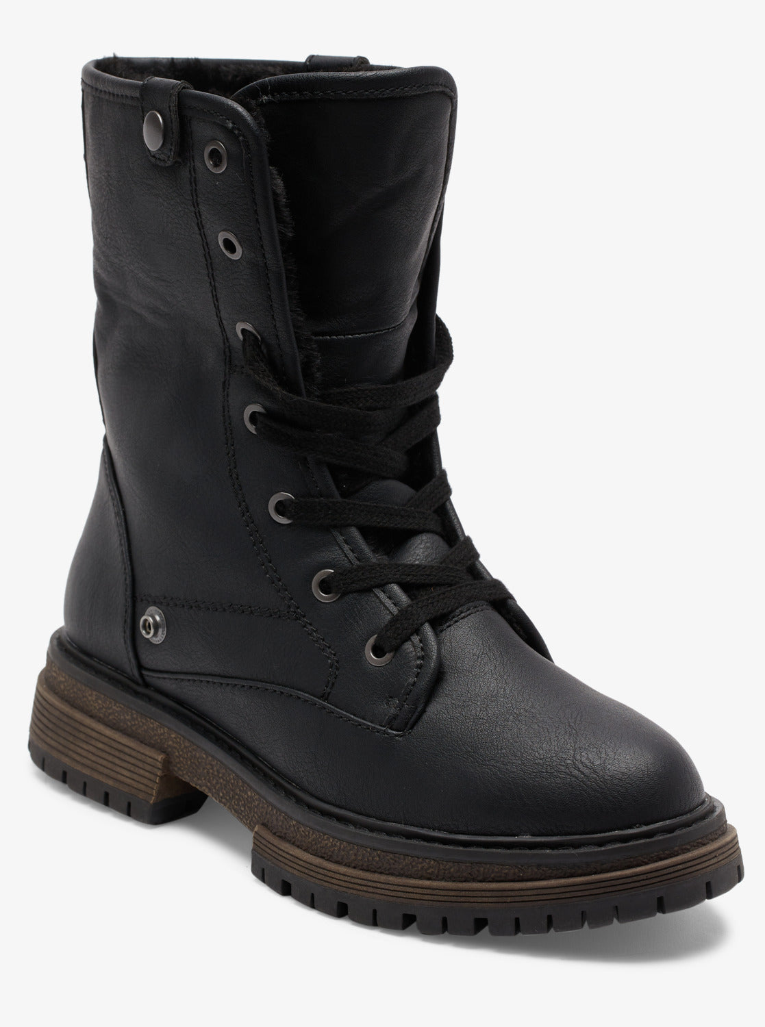 Roxy black combat on sale boots