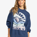 Lineup Oversized Crew Neck Sweatshirt - Naval Academy