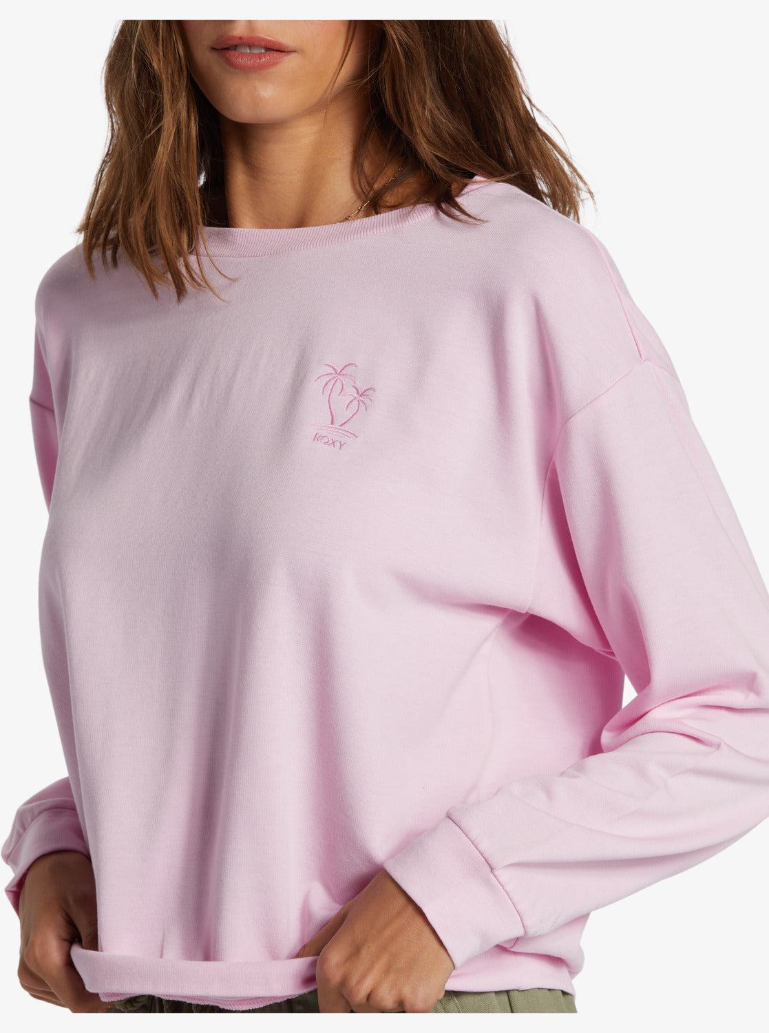 Surfing By Moonlight Crew Neck Sweatshirt - Pirouette