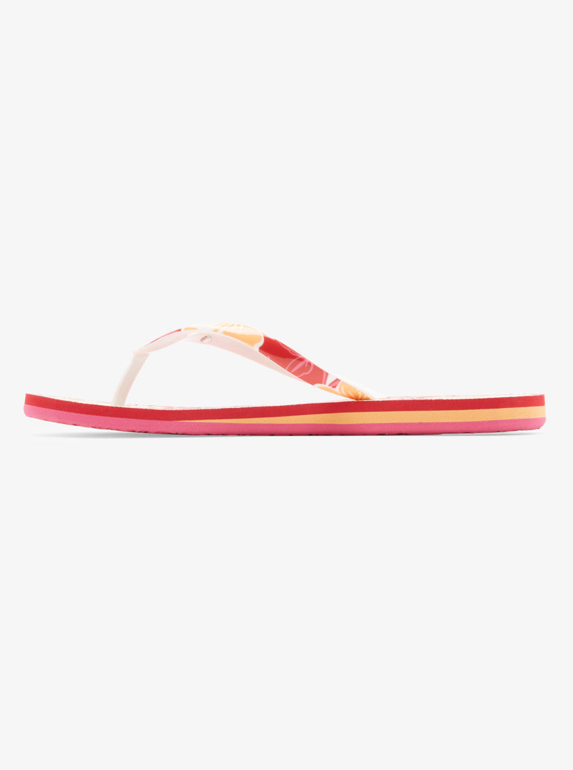 Portofino Flip-Flops - True Red/Yellow