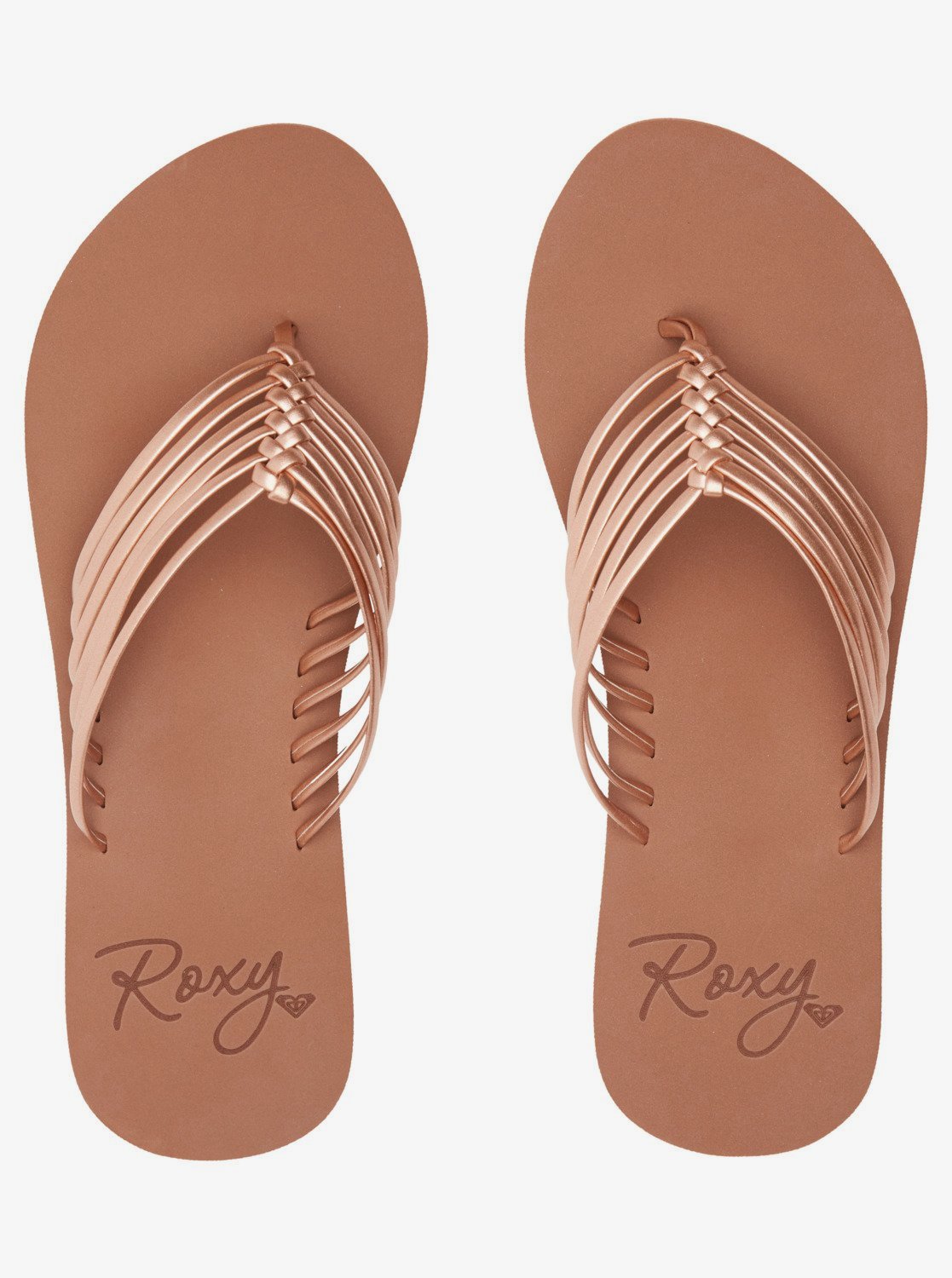 Jasmine Flip Flops Rose Gold Roxy