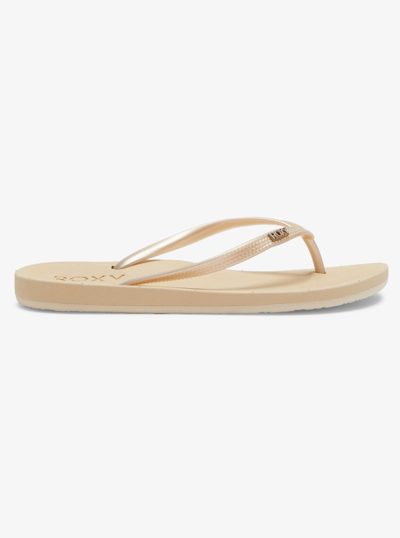Reef CUSHION BOUNCE SOL - T-bar sandals - champagne/gold-coloured 