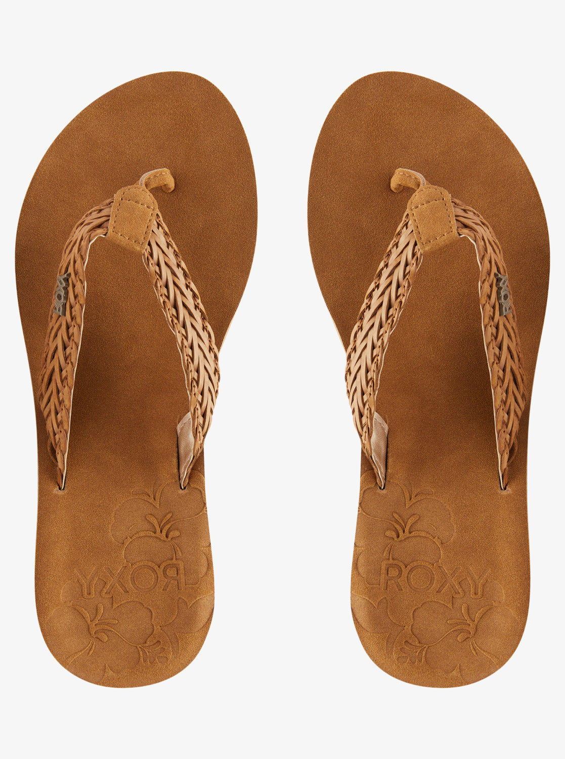 Roxy brown best sale flip flops