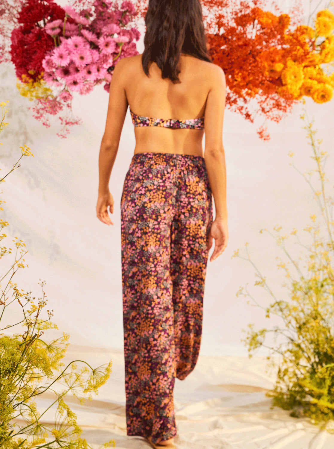 Forever And A Day Lightweight Pants - Anthracite Floral Daze –