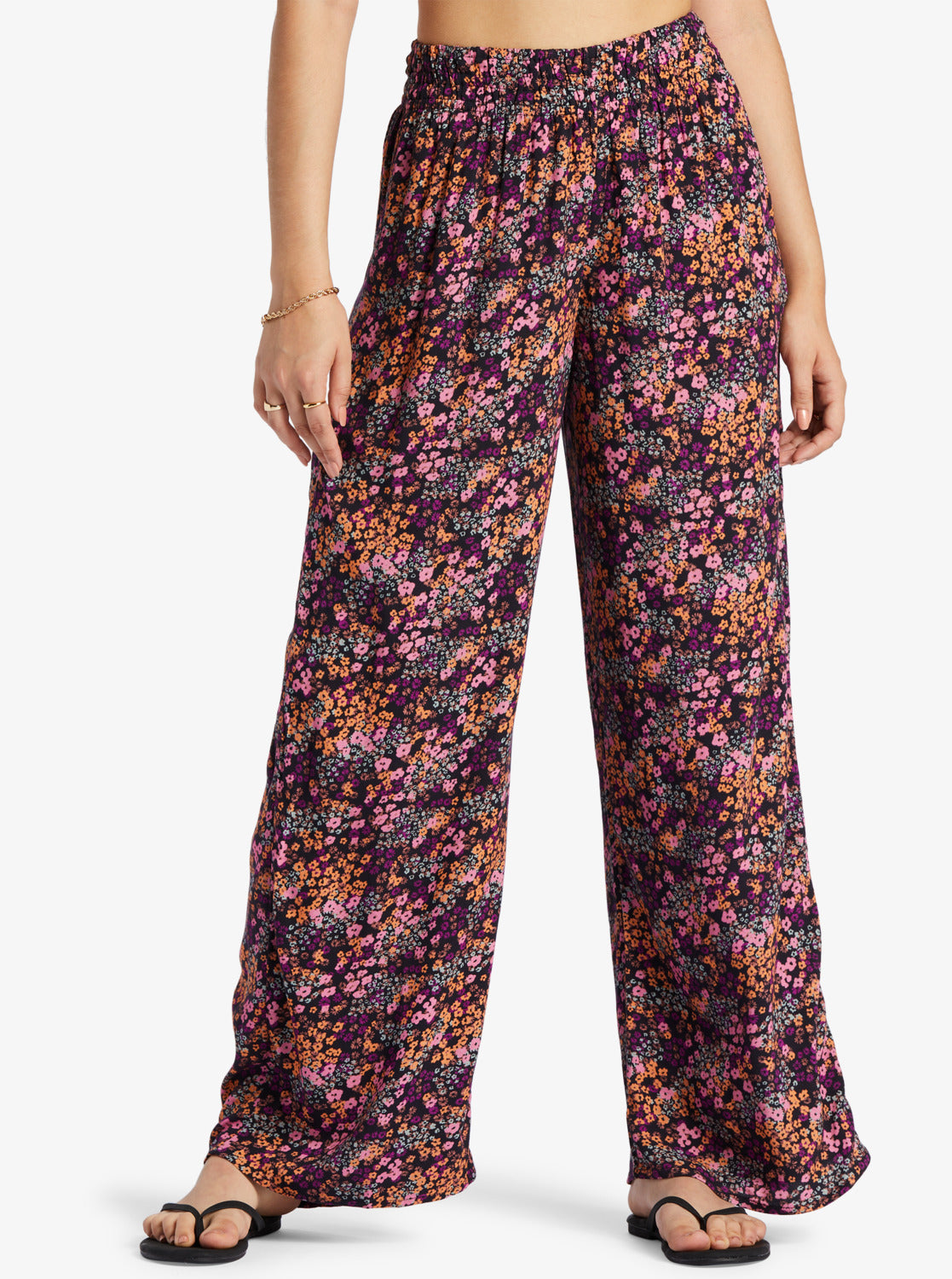 Forever And A Day Lightweight Pants - Anthracite Floral Daze