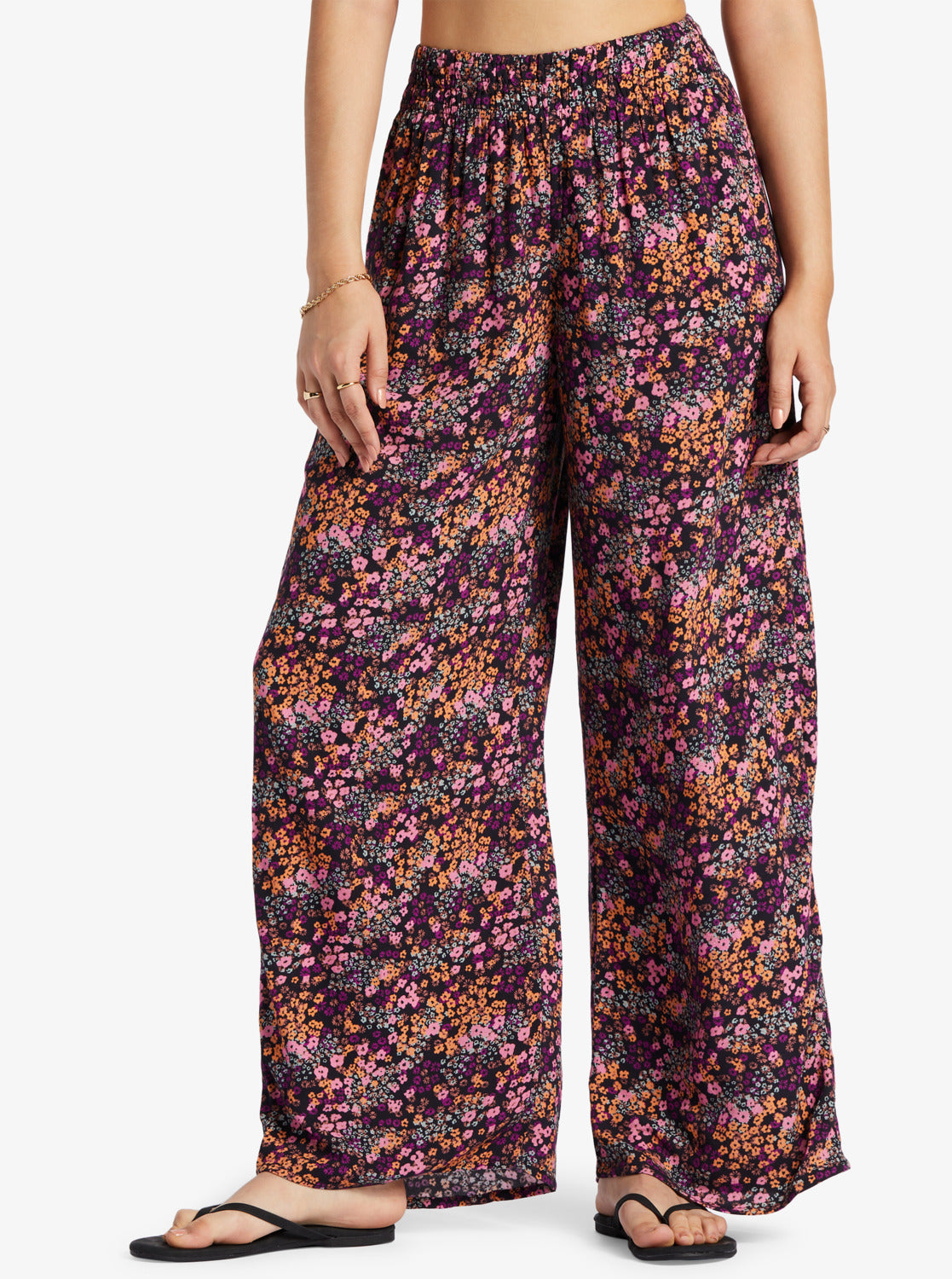 Forever And A Day Lightweight Pants - Anthracite Floral Daze