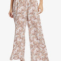 Midnight Avenue Pants - Wild Fields Floral Warm Taupe