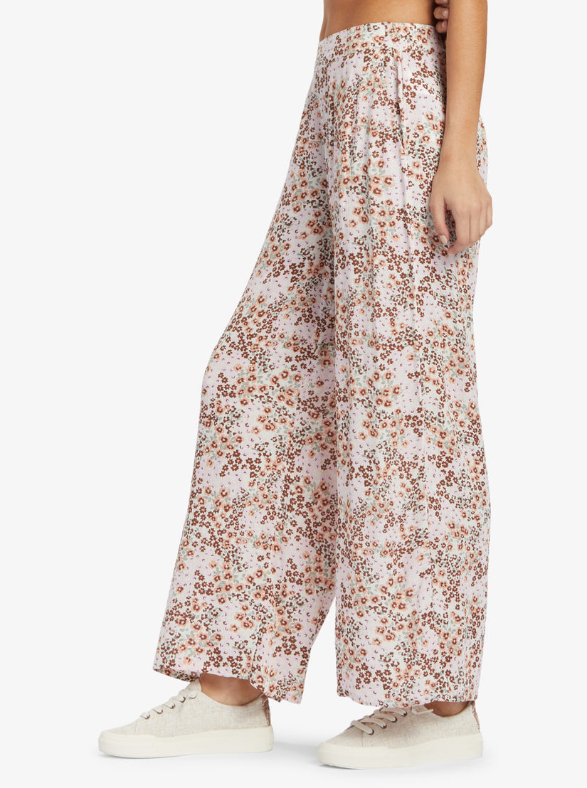 Midnight Avenue Pants - Wild Fields Floral Warm Taupe
