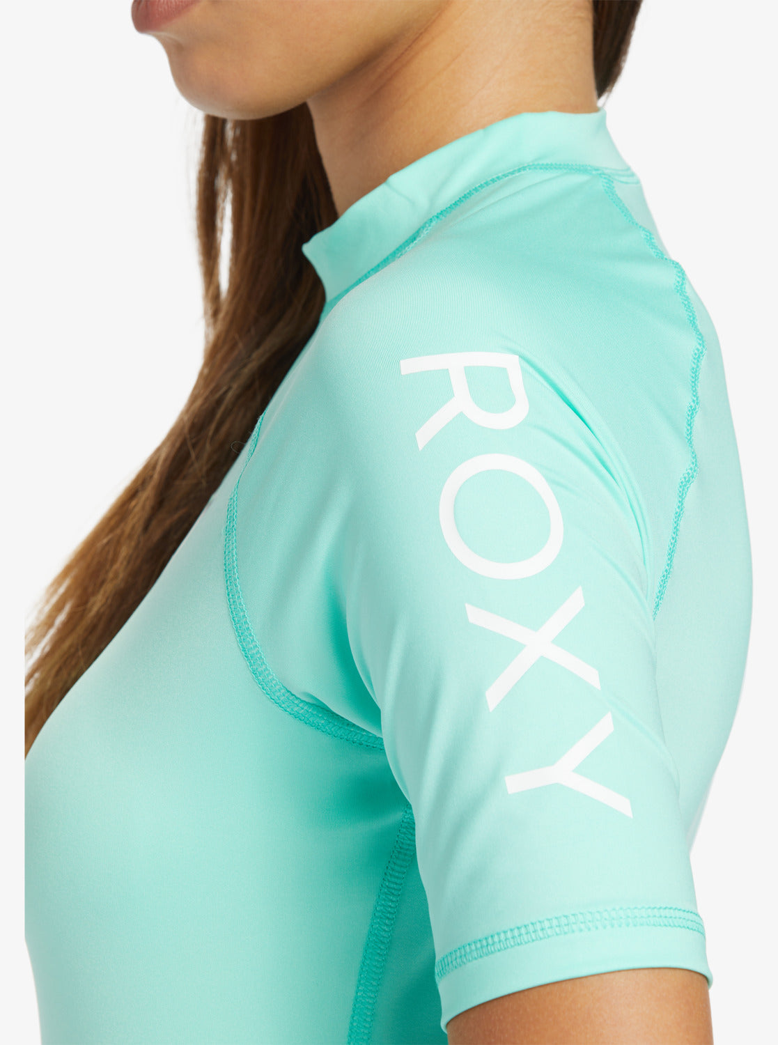 ROXY WHOLE HEARTED Short Sleeve Rashguard - Black