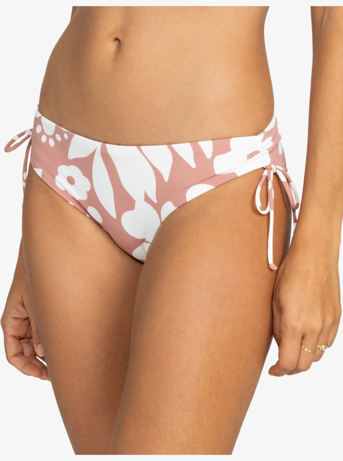 Printed Beach Classics Hipster Bikini Bottoms - Ash Rose Botanical Ste