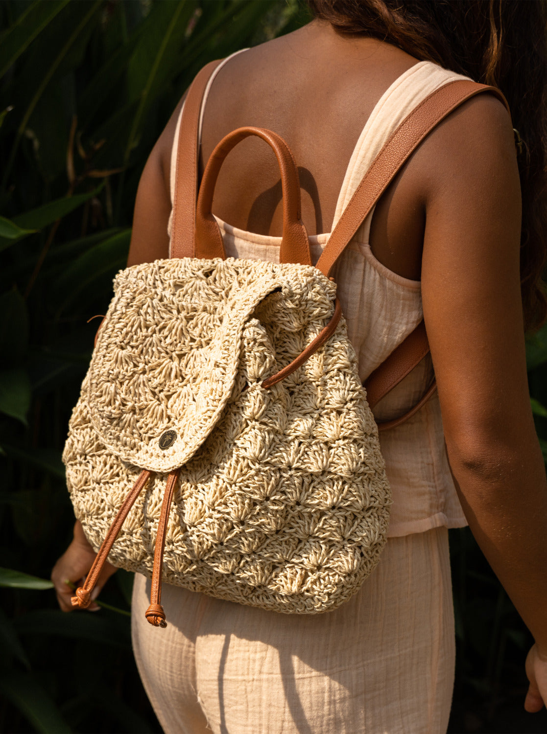 Coco Passion Beach Backpack Natural