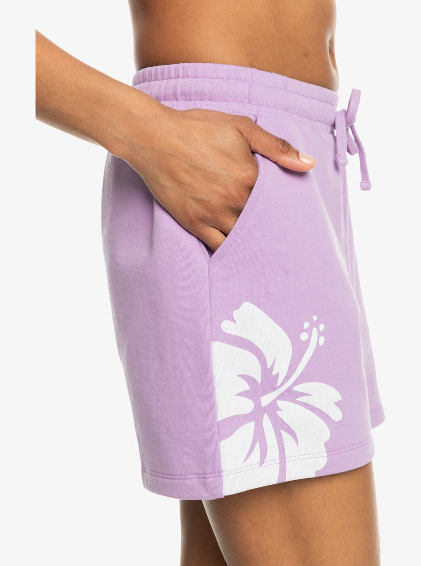 Surf.Kind.Kate. Sweat Shorts - Purple Rose