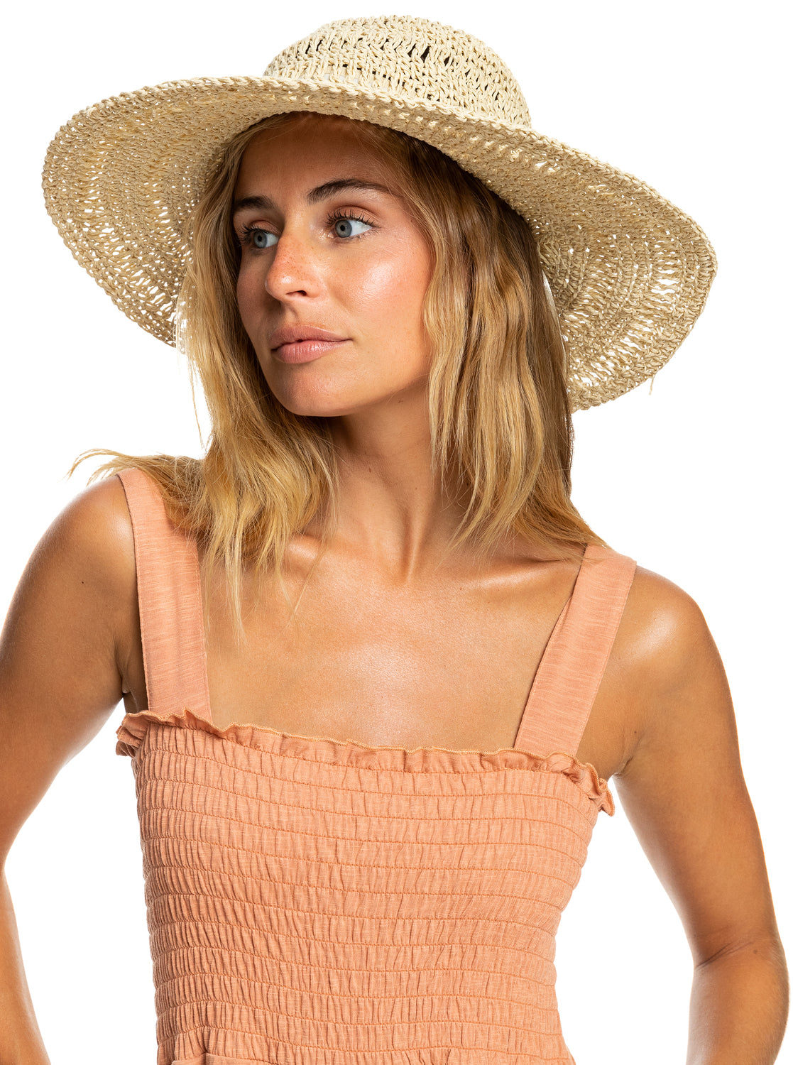 Roxy wide sales brim hat