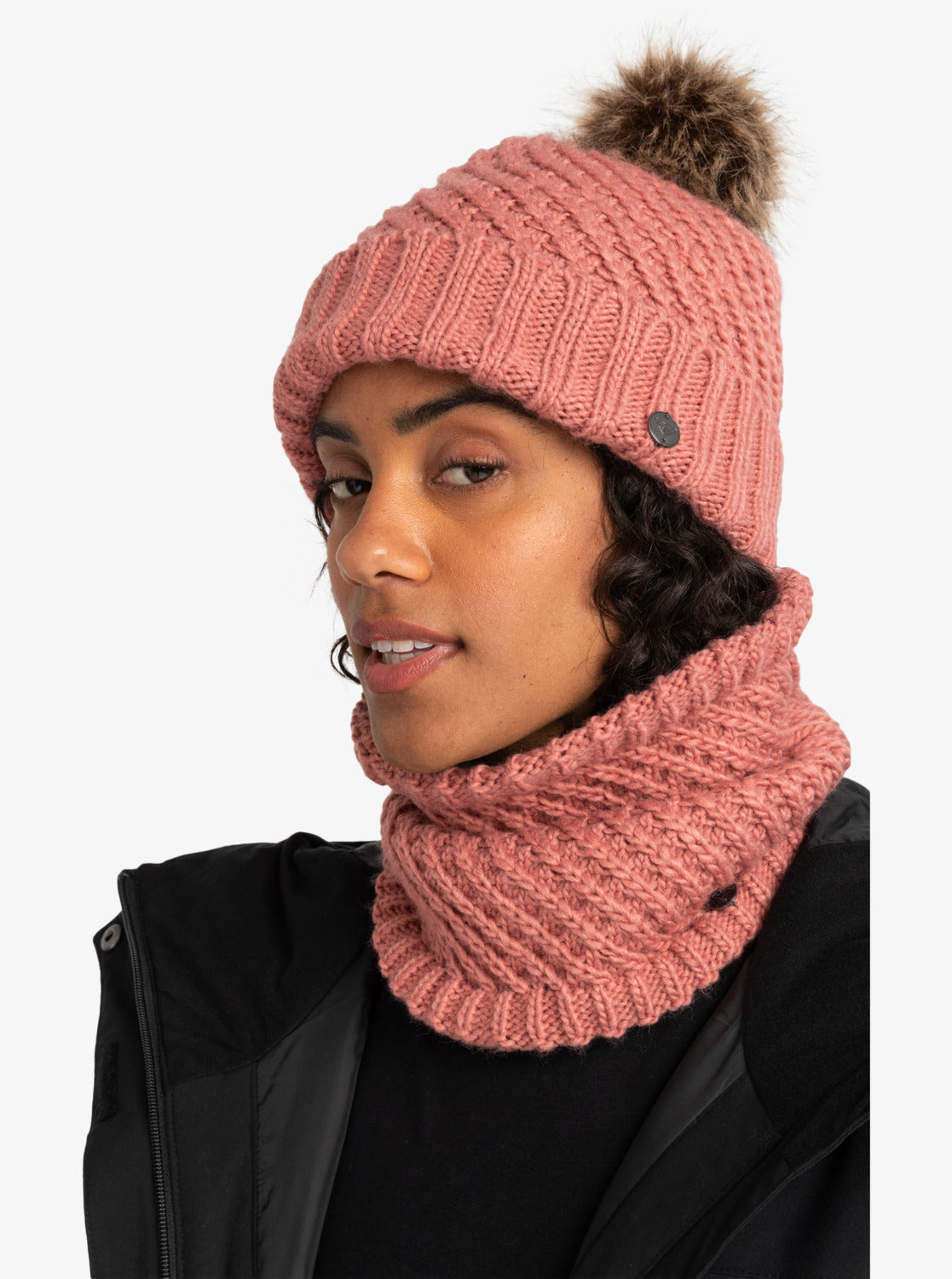 Blizzard Beanie - Dusty Rose