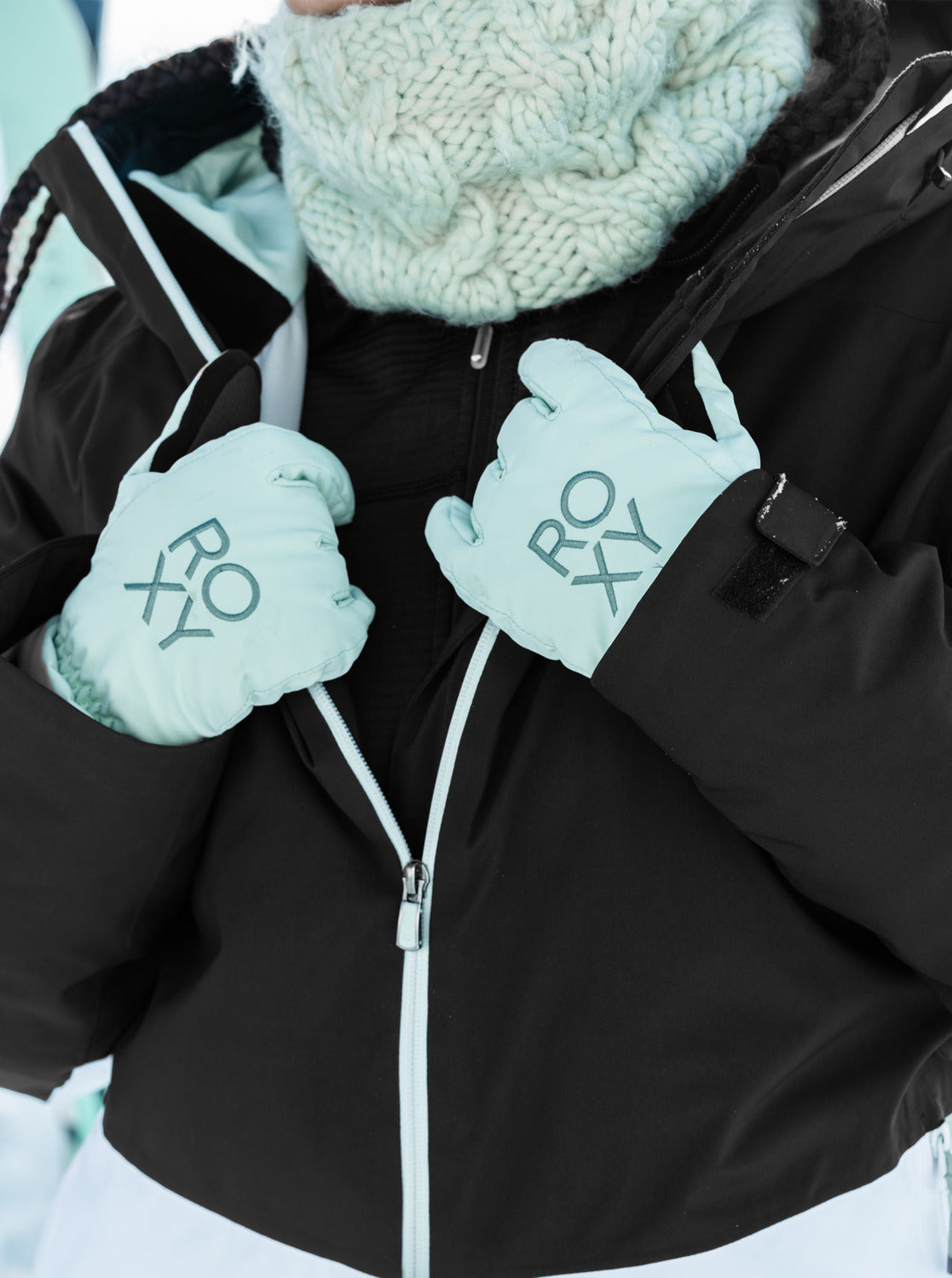 Freshfield Technical Snowboard/Ski Gloves - Cameo Green – Roxy.com
