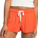 New Impossible Love Elastic Waist Shorts - Tigerlily