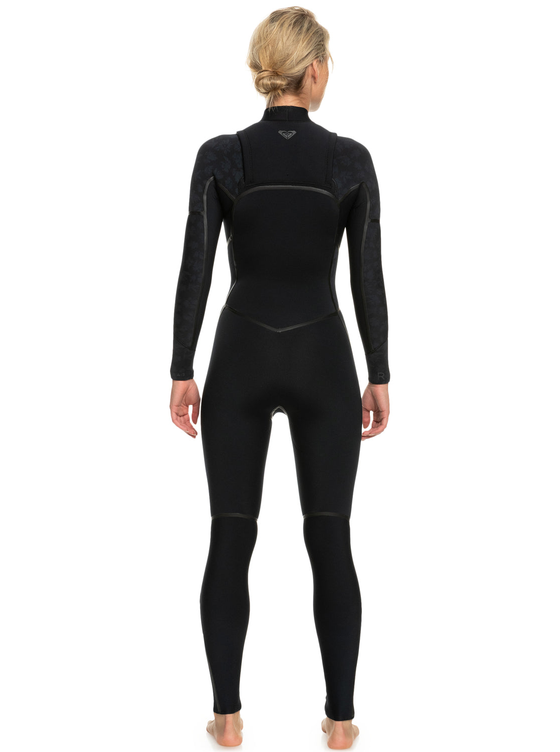 4/3mm Swell Series Chest Zip Wetsuit - Black - BLACK / 2