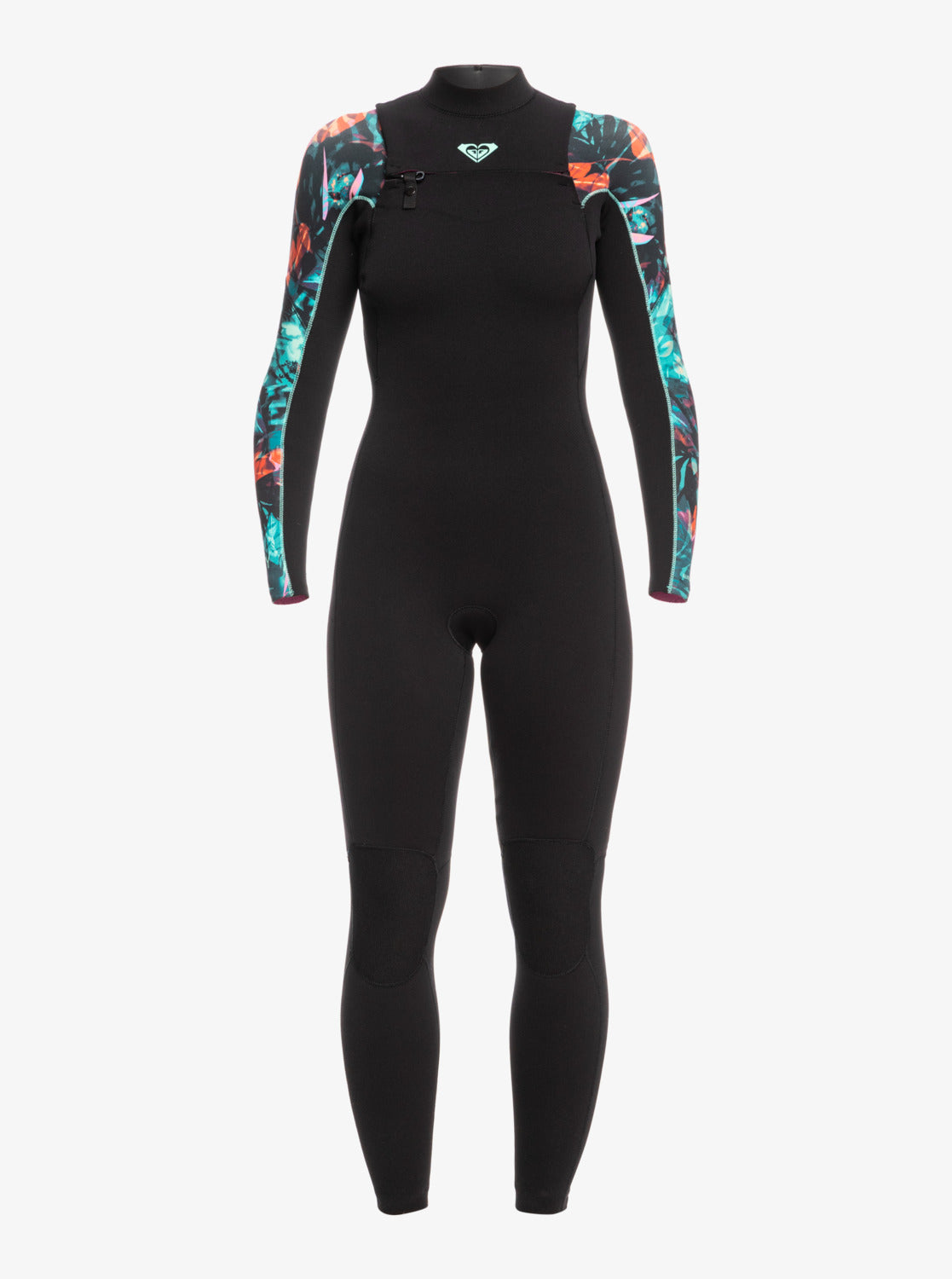 3/2mm Elite Chest Zip Wetsuit - Anthracite Leaf