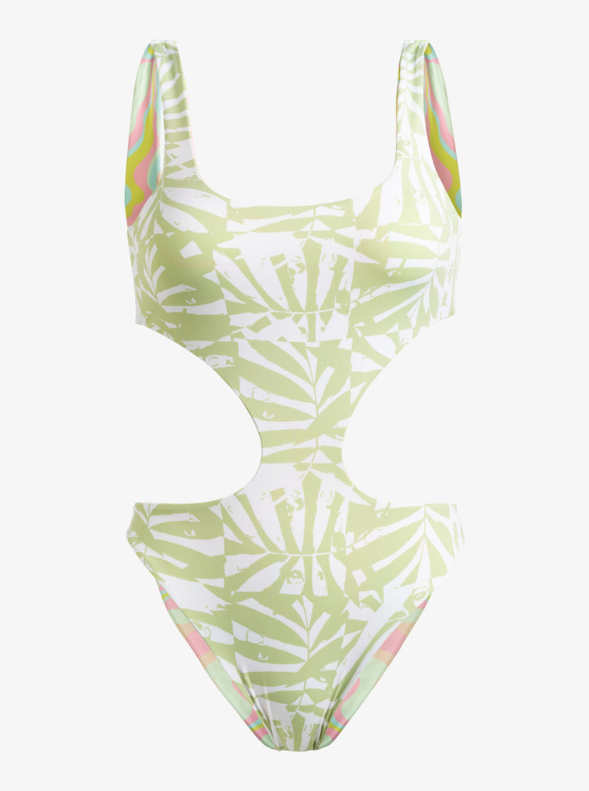 Tropics Hype Reversible One-Piece Swimsuit - Ambroisia Swirl Swim
