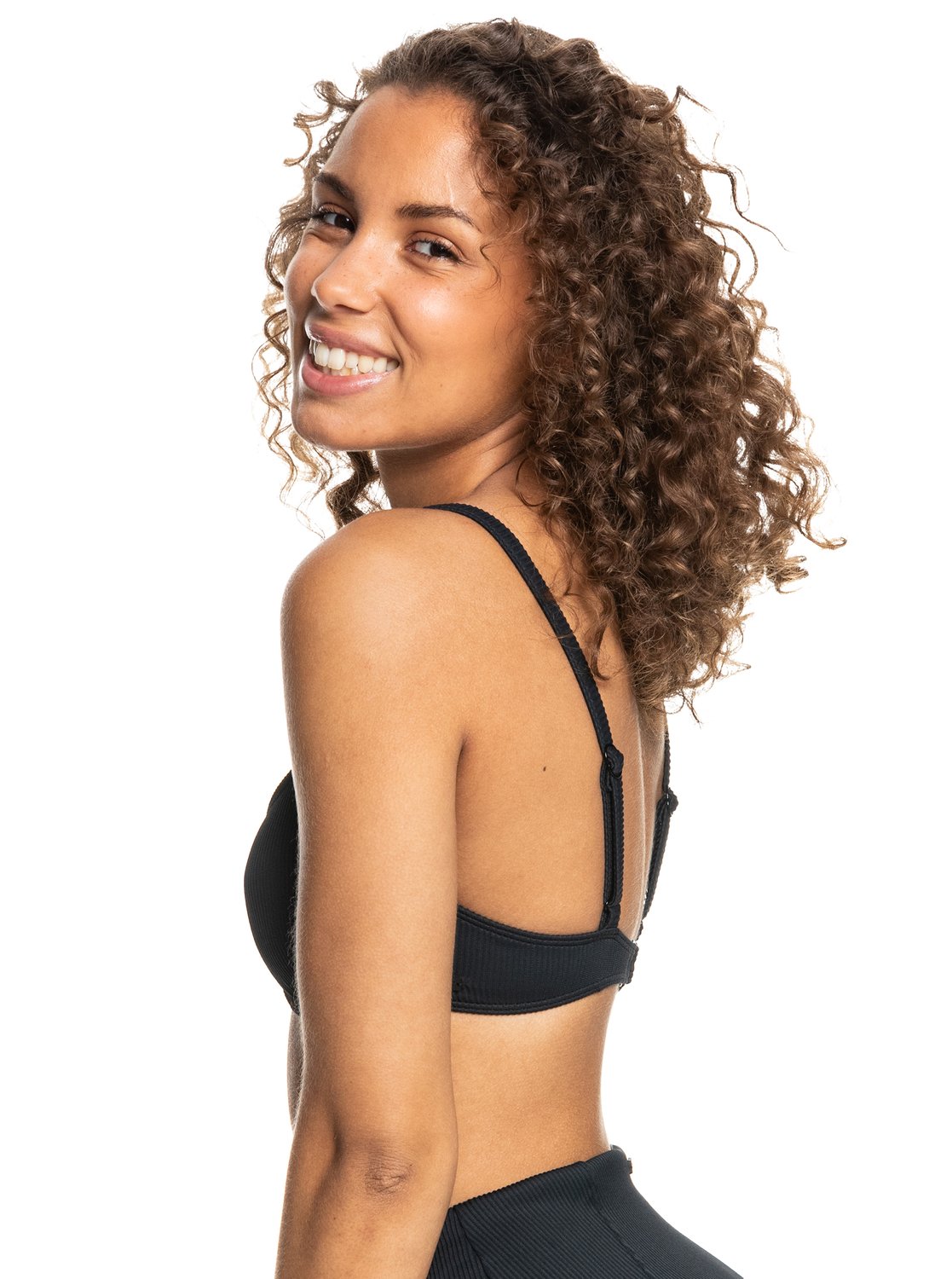 Roxy Love The Muse Bikini Top - Anthracite