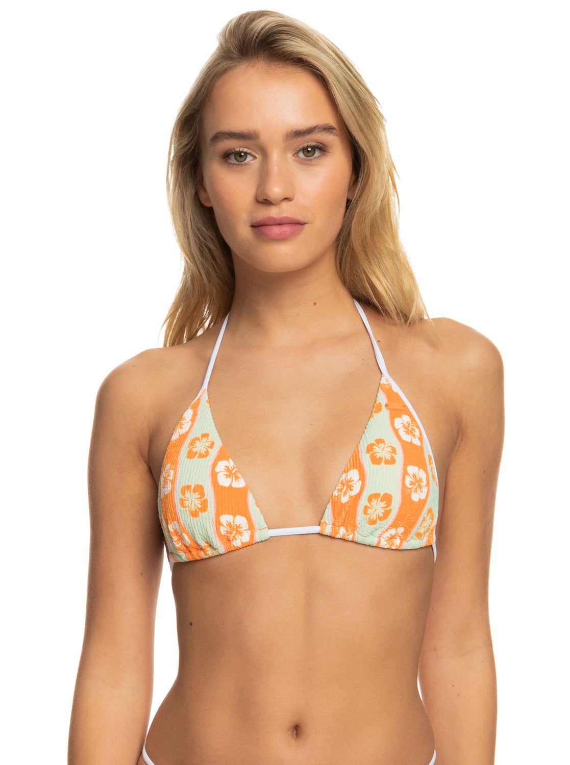 Wavy Babe Tiki Tri Bikini Top - Ambroisia Wave Babe Small – Roxy.com