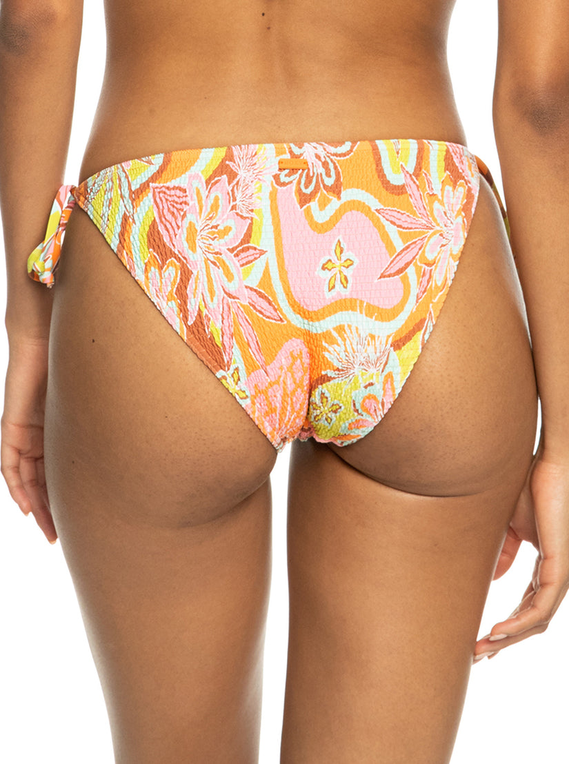 Floraldelic Bikini Bottoms - Mock Orange Roxy Delic
