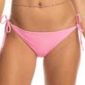 Sun Click Tie-Side Bikini Bottoms - Sachet Pink