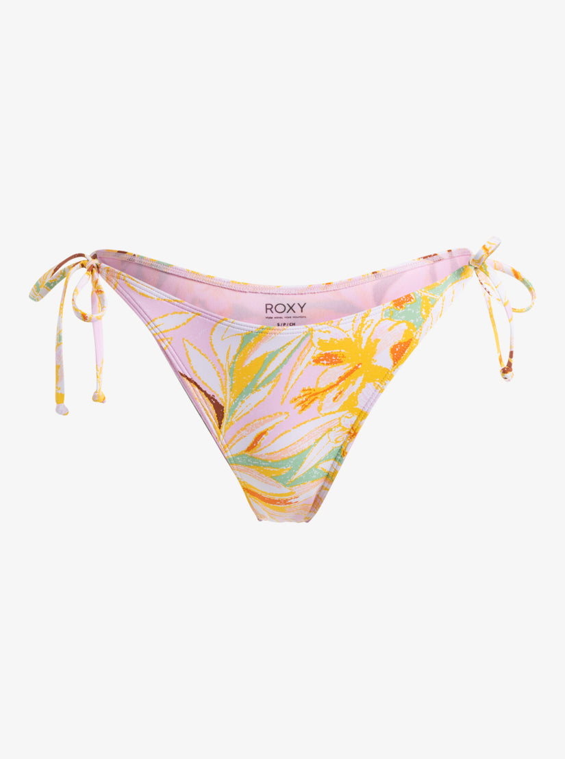 Voda Swim Scrunch Popo Bikini Bottom Tie Side Cheeky Sexy Swimwear Zig Zag
