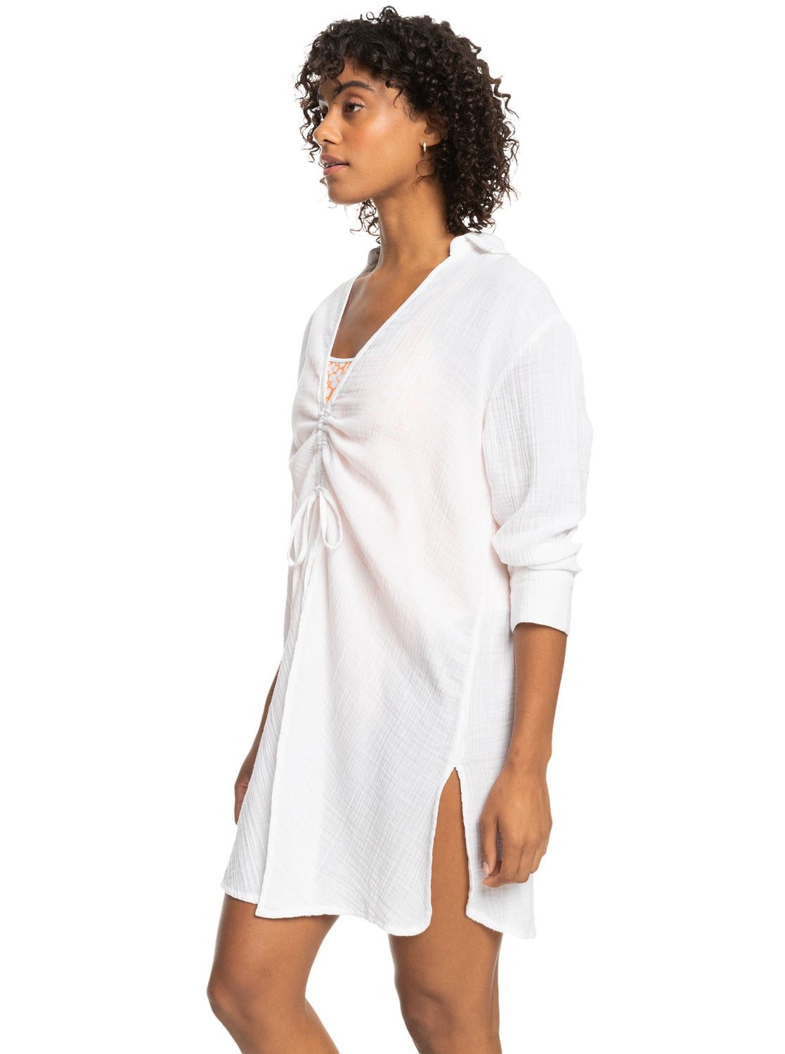 Sun And Limonade Beach Cover Up Dress Bright White