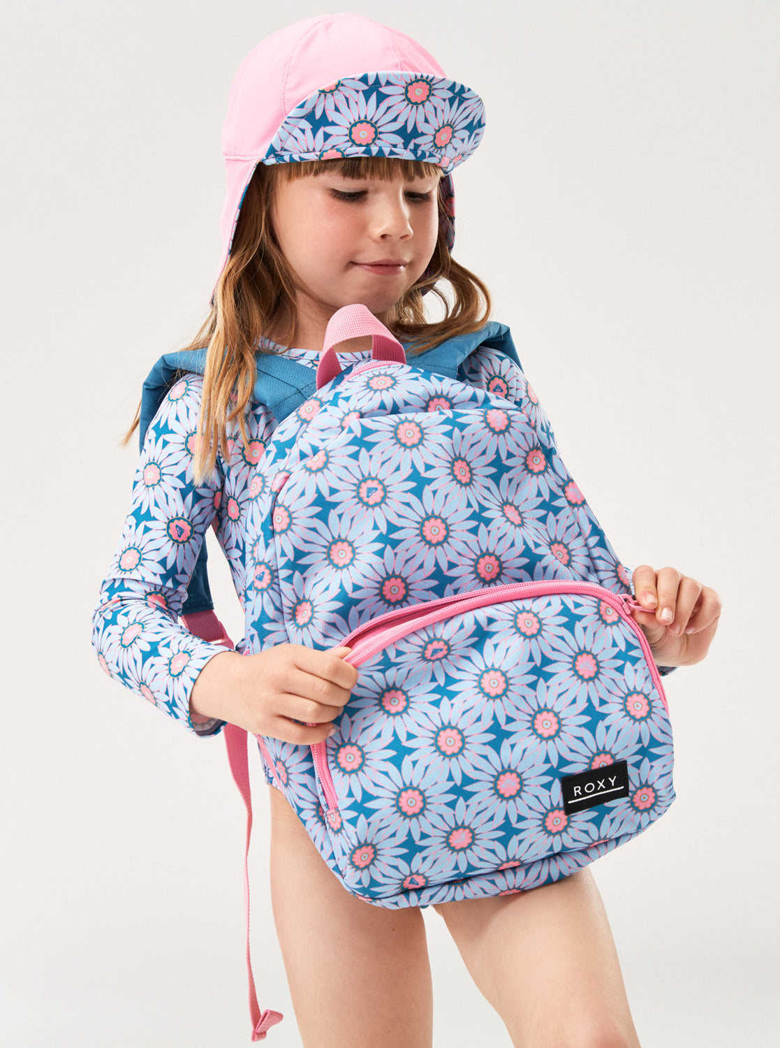 Girls 2 7 Always Core 8L Extra Small Backpack Crystal Teal Sol Flowe