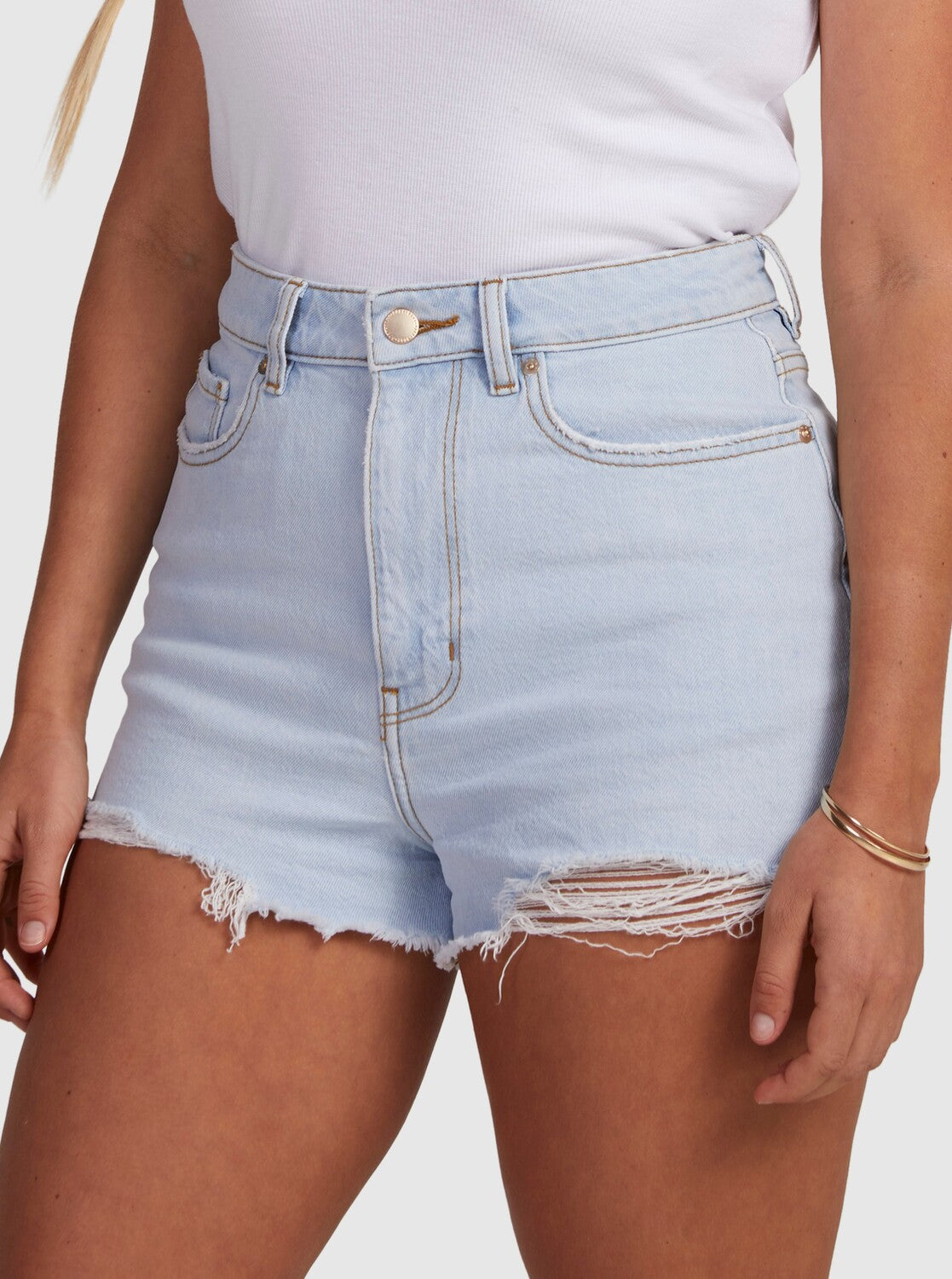 Jean Shorts for Women Washed High Waisted Frayed Raw Hem Wide Leg Denim  Shorts Casual Loose Distressed Summer Shorts - Walmart.com
